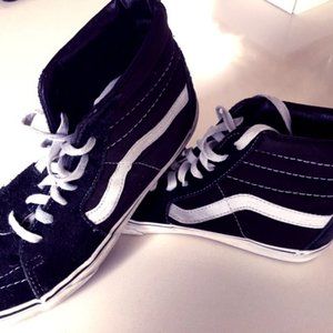 VANS Classic Sk8 Hi Black/White Men Size 8